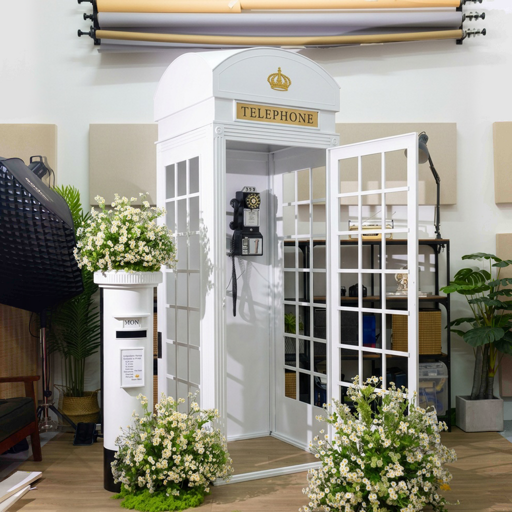 Video Guestbook – London Phone Booth Experience [White]