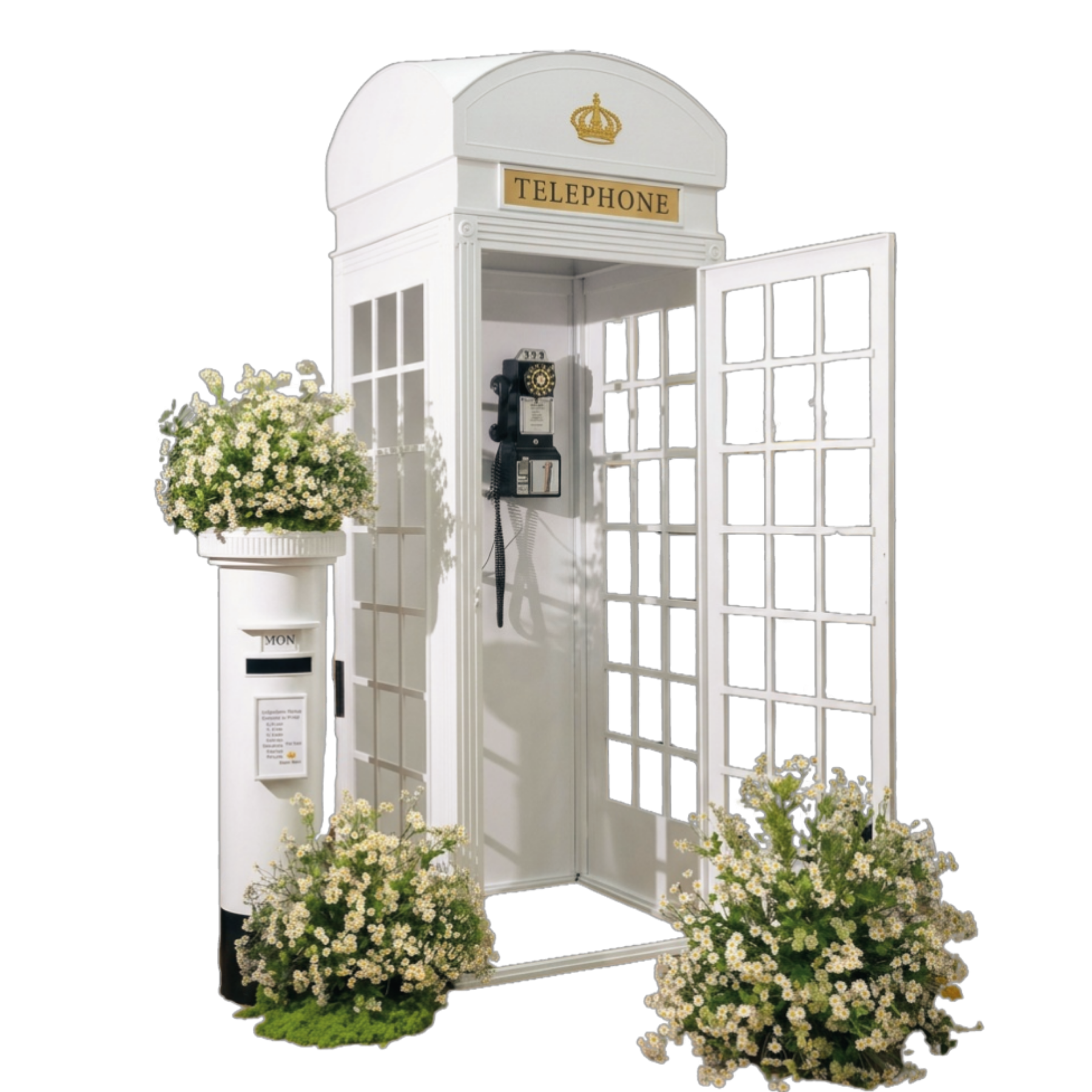 Video Guestbook – London Phone Booth Experience [White]